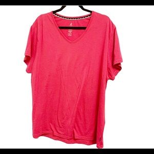 Ripzone Hot Pink V Neck T-Shirt